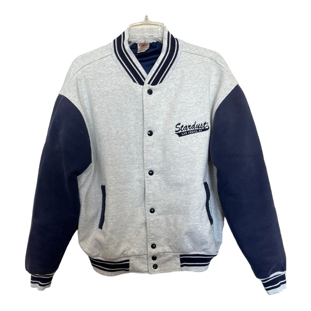 Vintage Fruit of the Loom Stardust Las Vegas varsity bomber jacket size XL